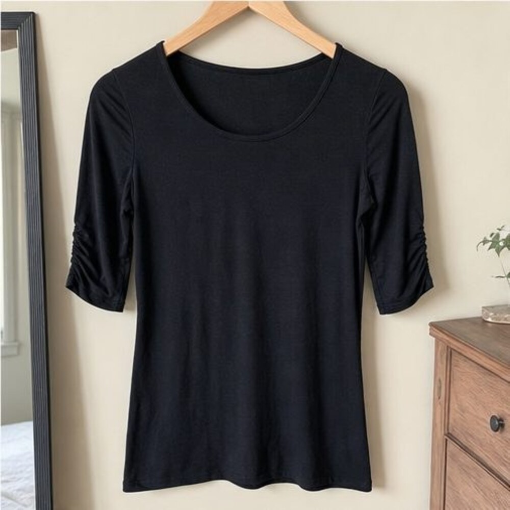 Olive Peplum Top